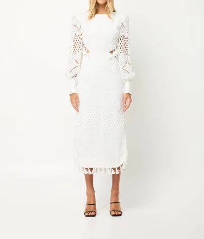 Elliatt Corsica Dress In White