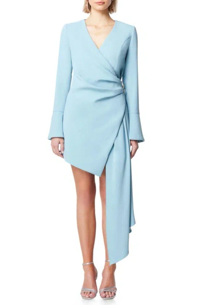 Elliatt Corsican Long Sleeve Blazer Minidress In Sky Blue | ModeSens