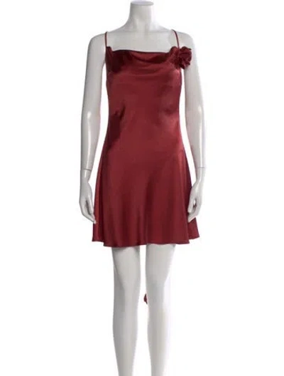 Pre-owned Elliatt Cowl Neck Mini Dress In Pink
