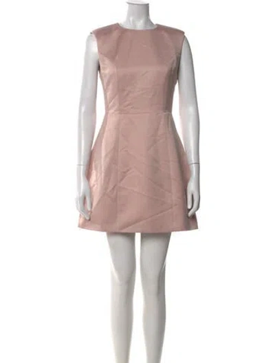 Pre-owned Elliatt Crew Neck Mini Dress In Pink