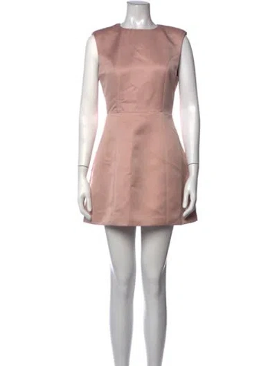 Pre-owned Elliatt Crew Neck Mini Dress In Pink