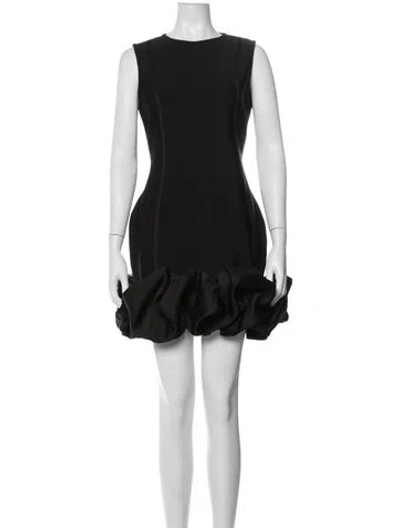 Pre-owned Elliatt Crew Neck Mini Dress W/ Tags In Black
