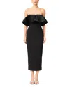 Elliatt Dandelione Midi Dress In Black