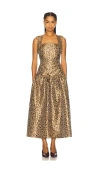 Elliatt Delara Midi Dress In Green