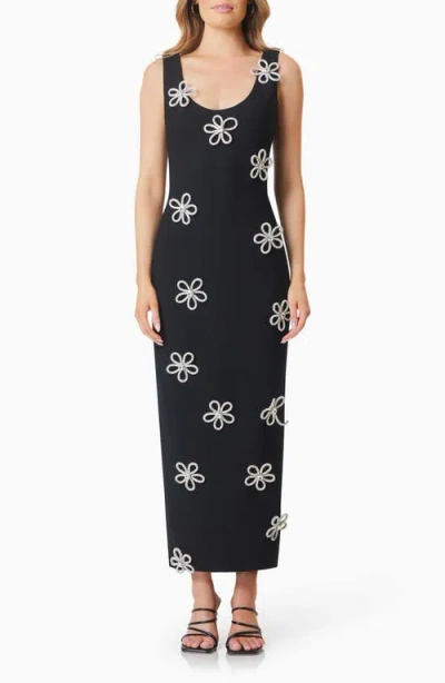 Elliatt Delia Midi Dress In Black