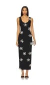 Elliatt Delia Midi Dress In Black