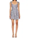 Elliatt Doves Dress In Grey