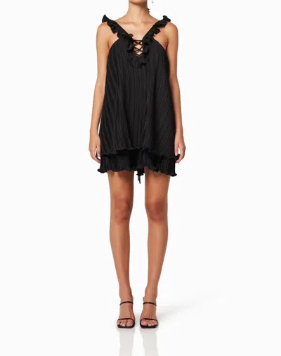 Elliatt Drama Dress In Black