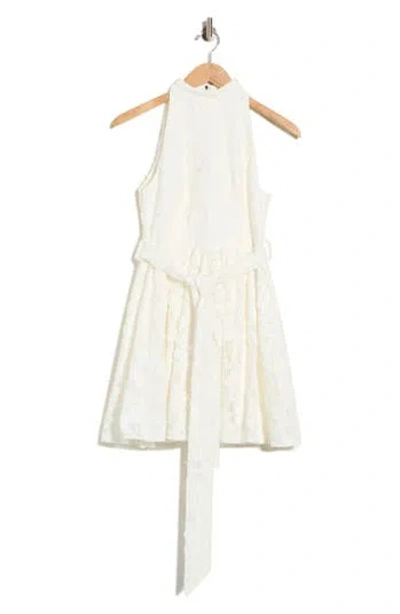 Elliatt Edellie Halter Neck Minidress In White