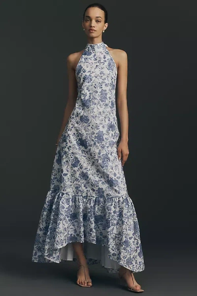 Elliatt Elin Halter Maxi Dress In Multi