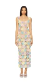 Elliatt Elise Midi Dress In Multi