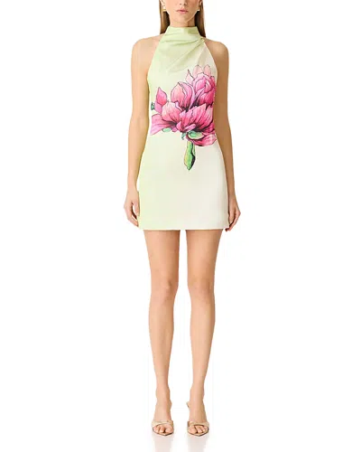 Elliatt Elisia Floral Mini Dress In Green