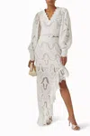 Elliatt Eliza V-neck Top In Ivory In White