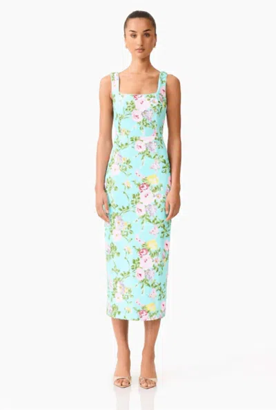 Elliatt Emmeline Sequin Midi Dress In Mint Green
