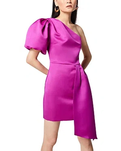 Elliatt Epiphany One Shoulder Dress In Purple