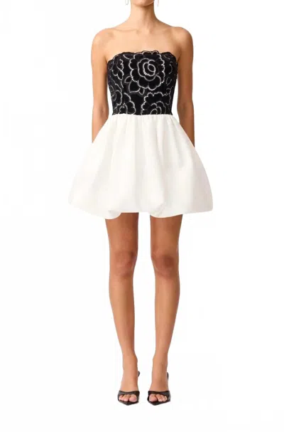 Elliatt Eris Strapless Mini Dress In White