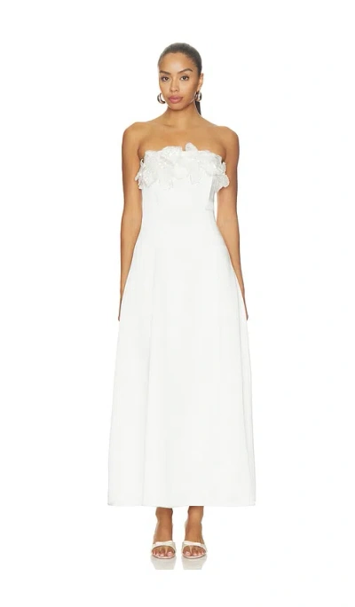 Elliatt Espera Fit And Flare Gown In White