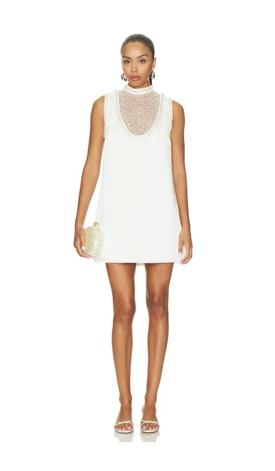 Elliatt Espera Shift Mini Dress In White