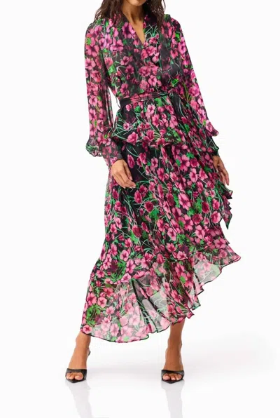 Elliatt Estelle Maxi Dress In Black Multi