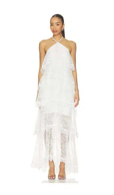 Elliatt Evelin Lace Gown In White