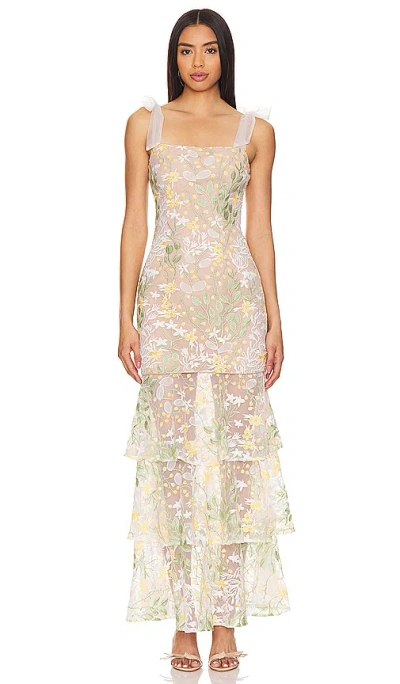 Elliatt Experience Maxi Dress In 碎花