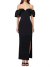 Elliatt Exuberant Off Shoulder Gown In Black In Black