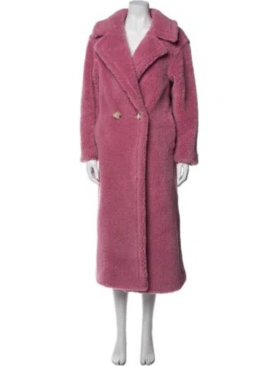 Pre-owned Elliatt Faux Fur Coat In Pink