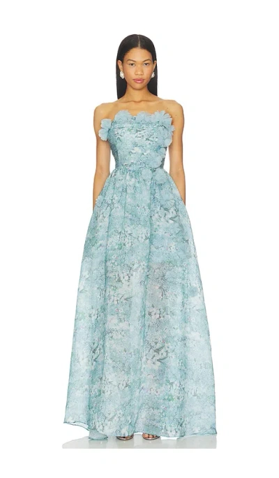 Elliatt Faye Gown In Multi