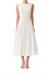 Elliatt Fifi Drop Waist Midi Dress In Ivory In Multi