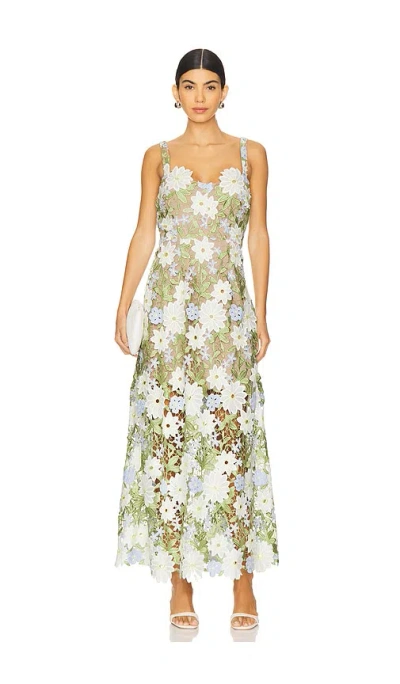 Elliatt Flora Midi Dress In Multi