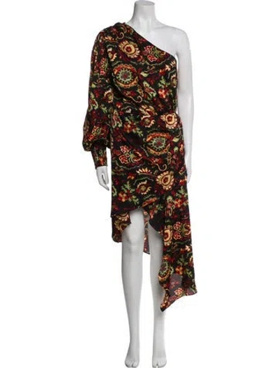 Pre-owned Elliatt Floral Print Long Dress In Multi