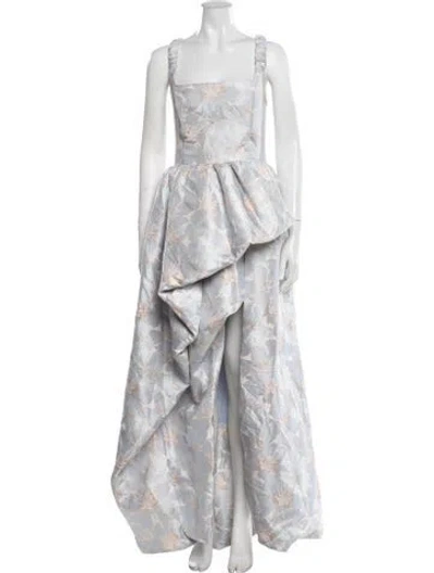 Pre-owned Elliatt Floral Print Long Dress In Multicolor