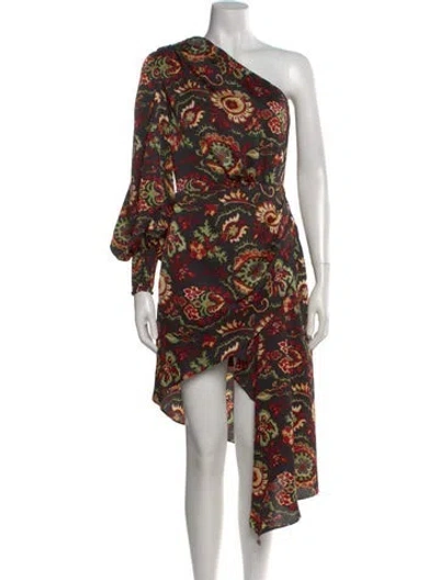 Pre-owned Elliatt Floral Print Mini Dress In Multi