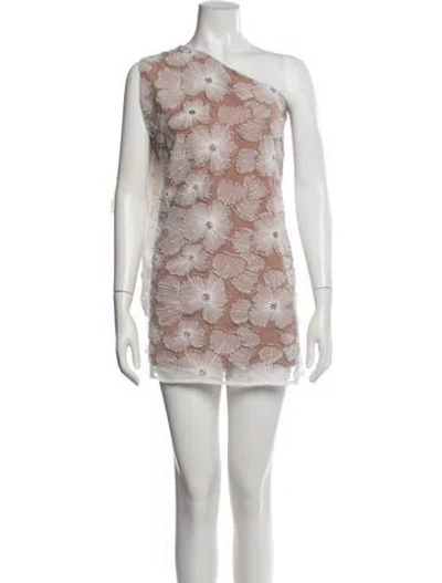 Pre-owned Elliatt Floral Print Mini Dress In Multicolor