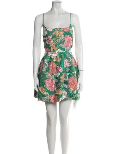 Pre-owned Elliatt Floral Print Mini Dress W/ Tags