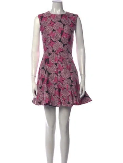 Pre-owned Elliatt Floral Print Mini Dress W/ Tags In Pink