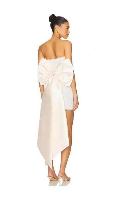 Elliatt Florian Mini Dress In 象牙白