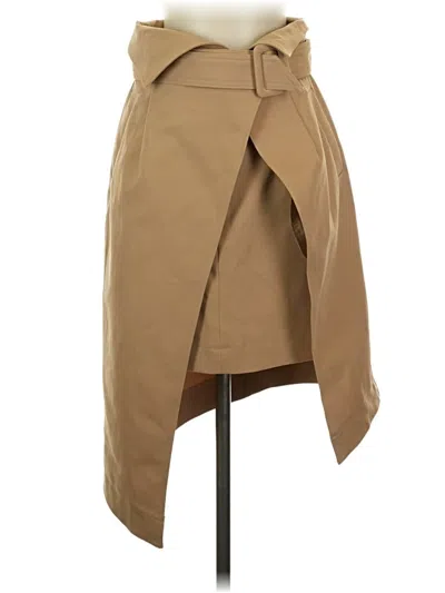 Pre-owned Elliatt Formal Skirt In Tan