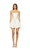 Elliatt Galadirel Strapless Mini Dress In Neutral