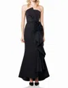Elliatt Gavotte Maxi Gown In Black In Brown