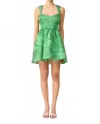 Elliatt Ginnifer A-line Mini Dress In Green In Green