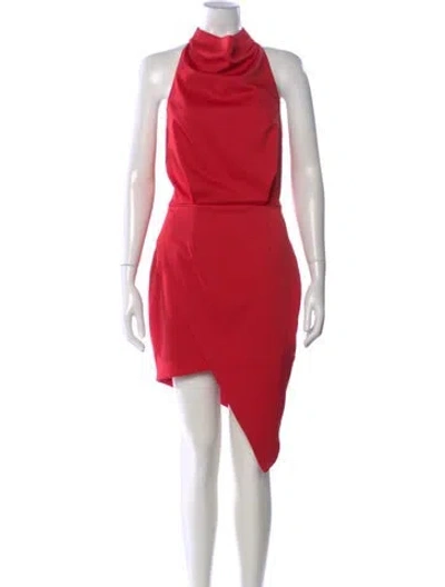 Pre-owned Elliatt Halterneck Mini Dress In Pink