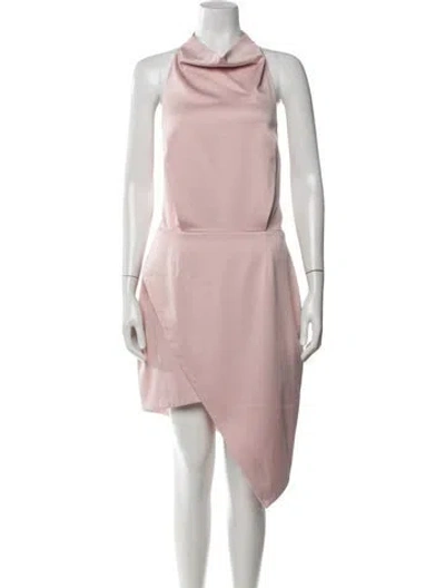 Pre-owned Elliatt Halterneck Mini Dress In Pink