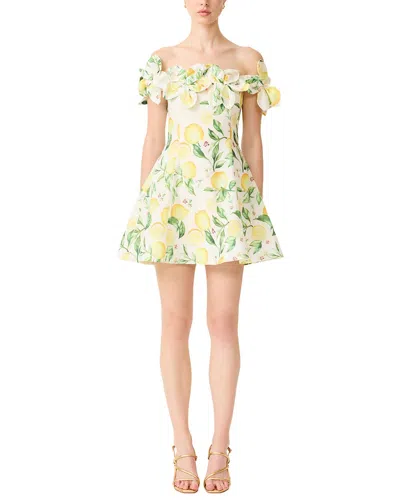Elliatt Hana Off The Shoulder Mini Dress In Multi