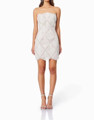 Elliatt Harper Strapless Mini Dress In White