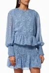 Elliatt Heart Mini Skirt In Blue In Blue