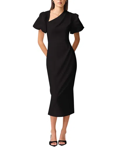 Elliatt Hester Midi Dress In Black
