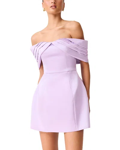 Elliatt Hope Tulip Mini Dress In Purple
