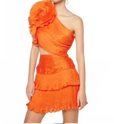 Elliatt Ideals Mini Dress In Orange