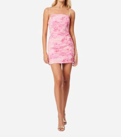 Elliatt Ivy Mini Dress In Pink Multi